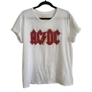 Lucky Brand ACDC Band Graphic Top Size Large
